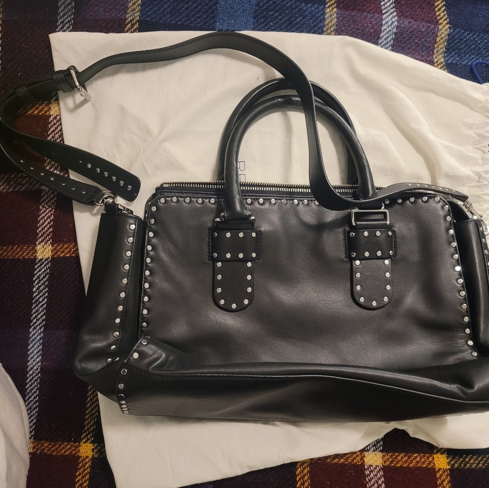 Rebecca Minkoff Midnighter Leather Messenger Bag - Picture 2 of 16
